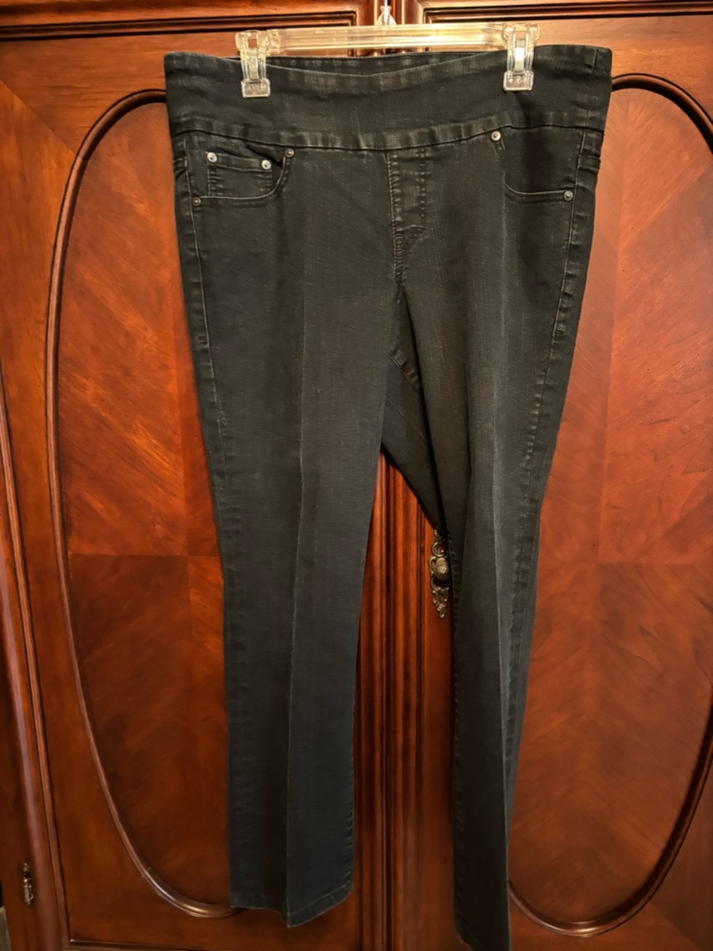 Black Pull-On Jeans